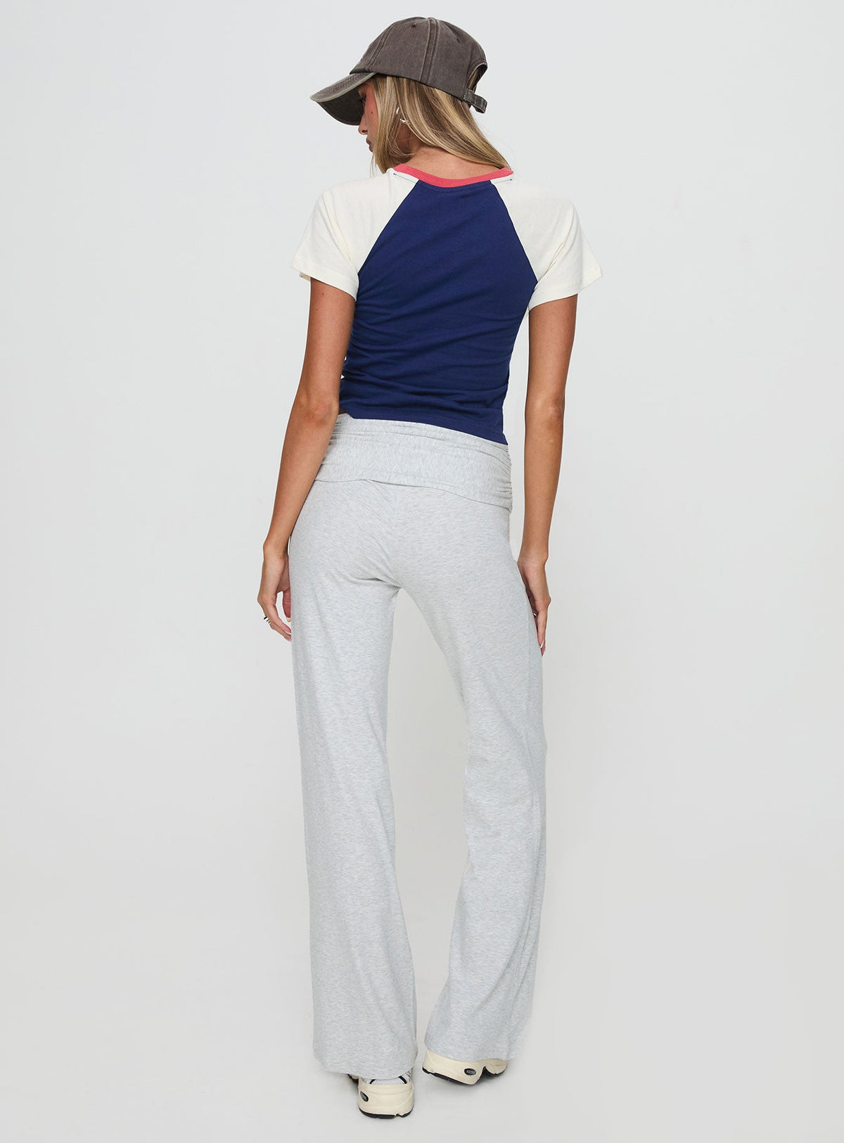 Aire Ruched Pants Grey