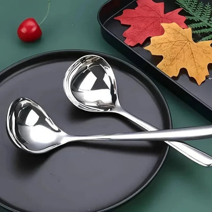 4-Pack Stainless Steel Soup Spoons Set