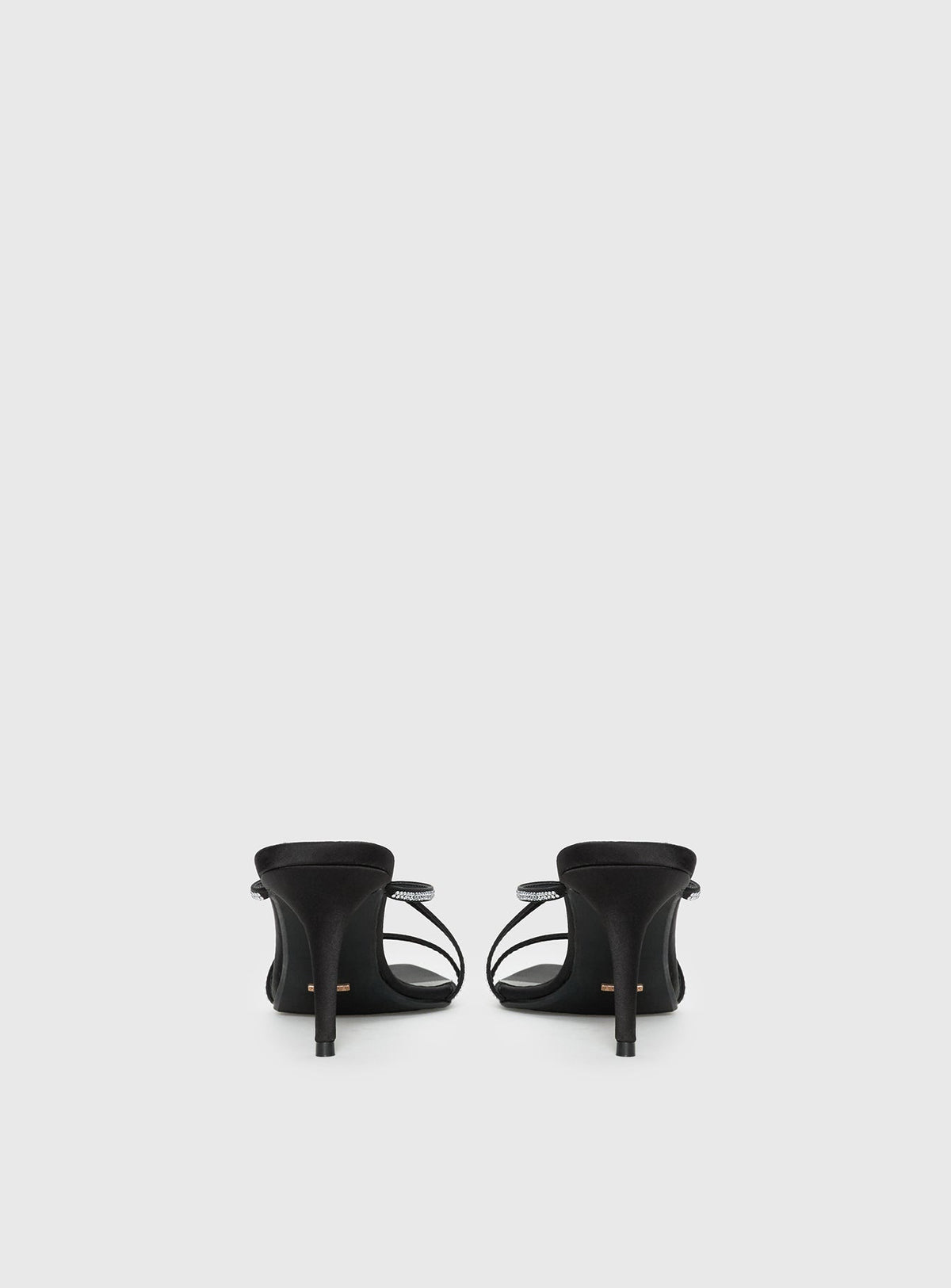 Billini Effy Heels Black Satin Diamante