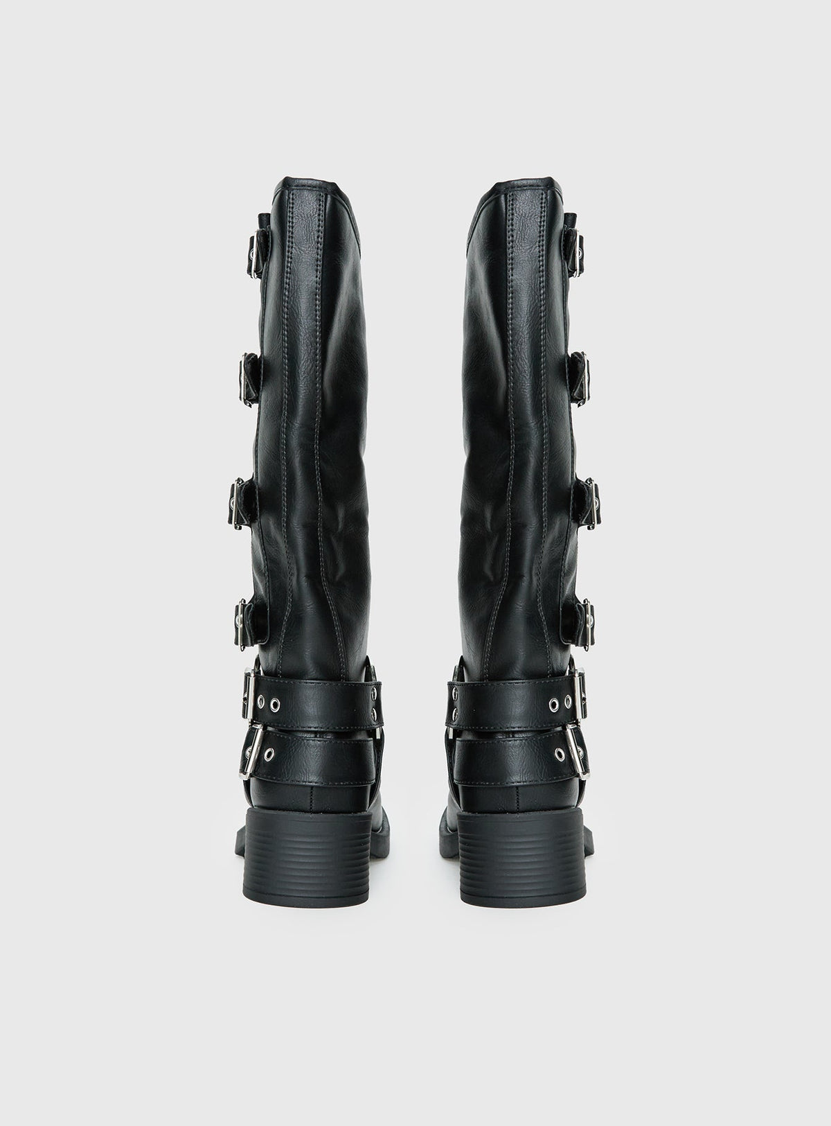 Buckle Down Boots Black