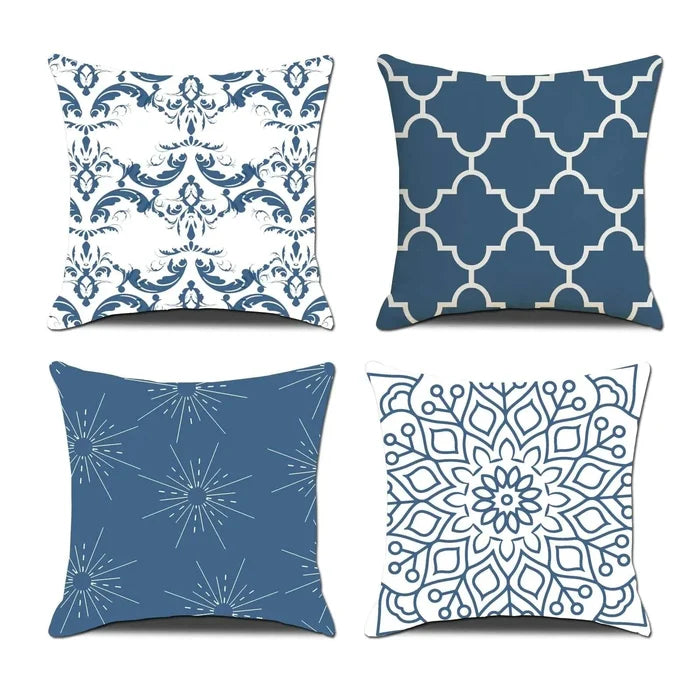4Pcs Linen Throw Pillow Covers