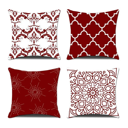 4Pcs Linen Throw Pillow Covers