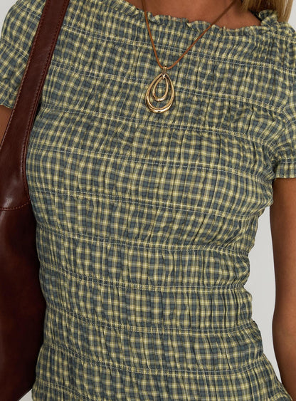 Romelle Shirred Mini Dress Multi