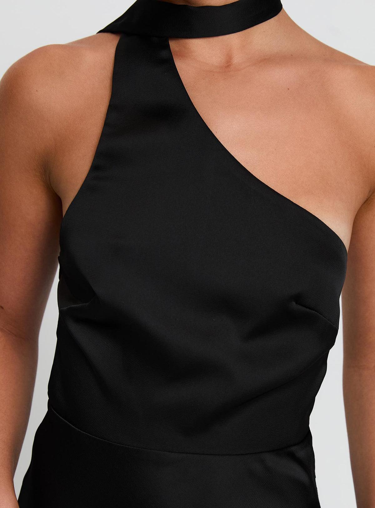 Elixaire Scarf Maxi Dress Black