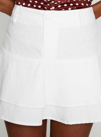 Boderek Mini Skirt White