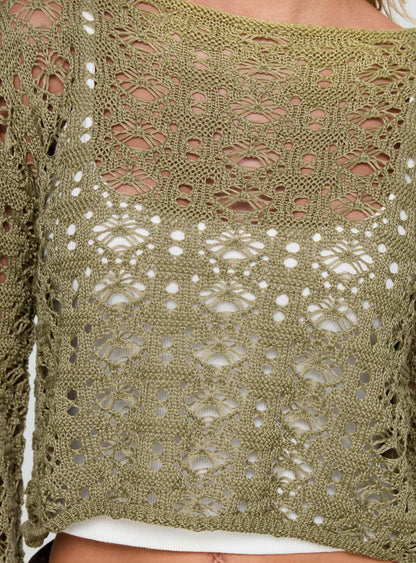 Birdena Sweater Green