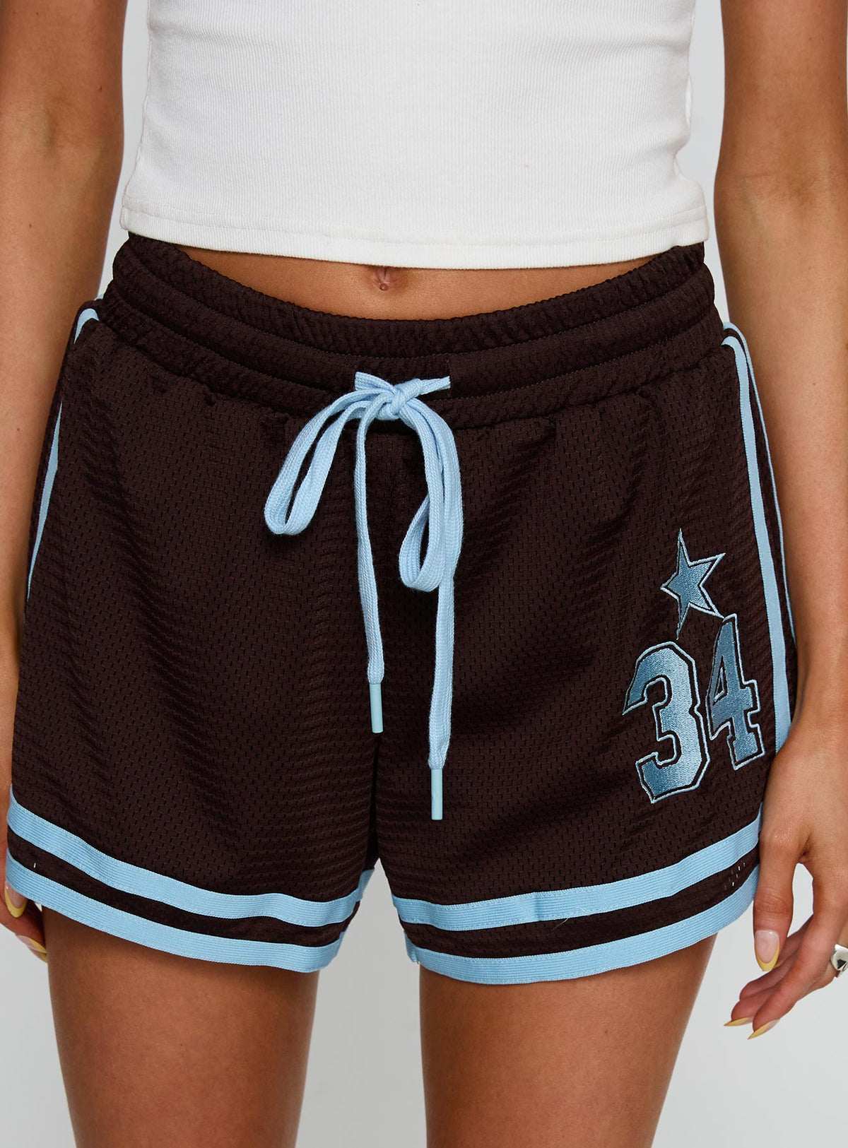 Brityn Sports Short Brown / Blue