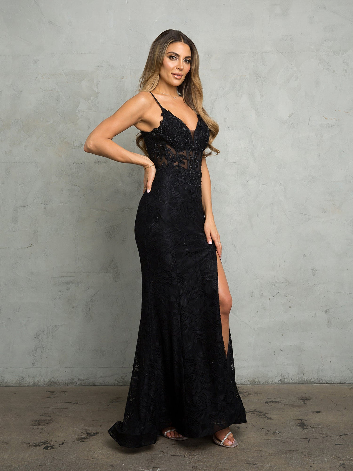 Eva Fashion 5260 Long Formal Fitted Evening Prom Dress
