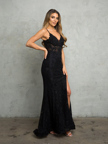 Eva Fashion 5260 Long Formal Fitted Evening Prom Dress