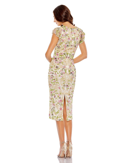 Short Cap Sleeve Formal Dress Cap Sleeves Mac Duggal 5722