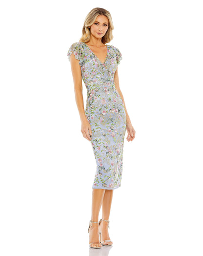Short Cap Sleeve Formal Dress Cap Sleeves Mac Duggal 5722