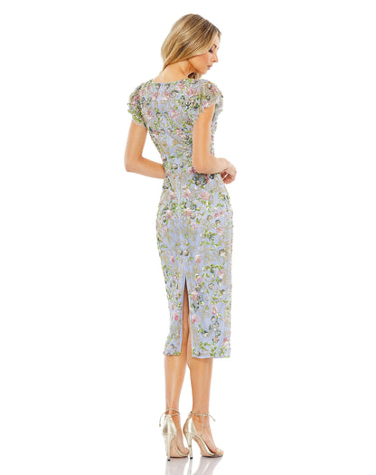 Short Cap Sleeve Formal Dress Cap Sleeves Mac Duggal 5722