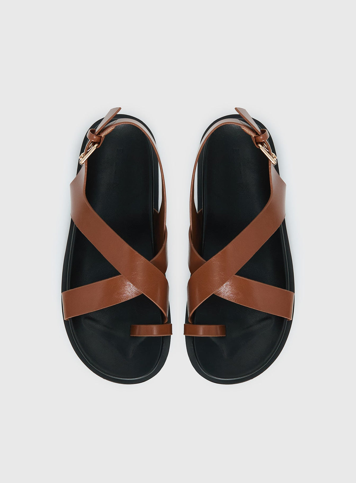 Billini Tennie Sandals Tan / Black