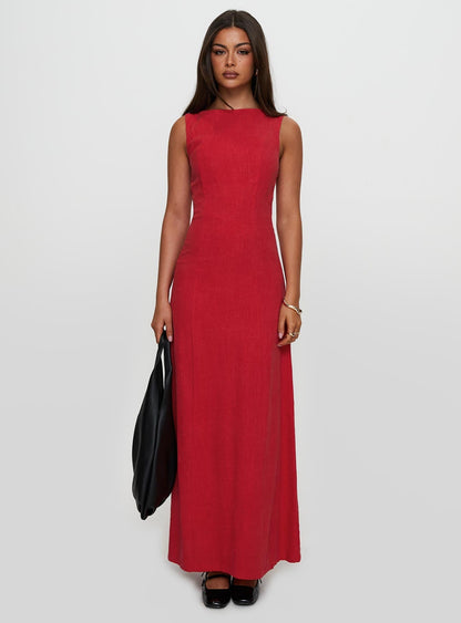 Lewisa Maxi Dress Red
