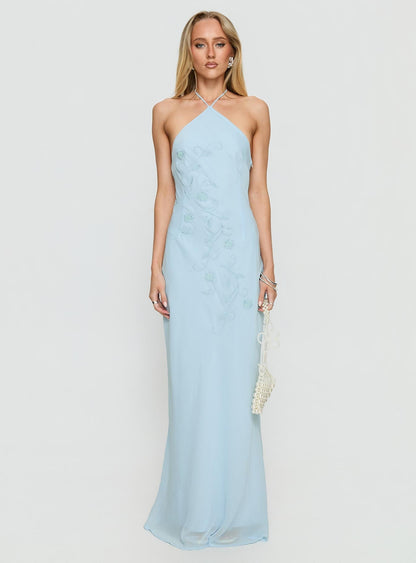 Epilogues Arrowhead Maxi Dress Blue