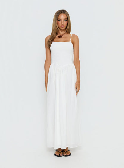 Carys Maxi Dress White