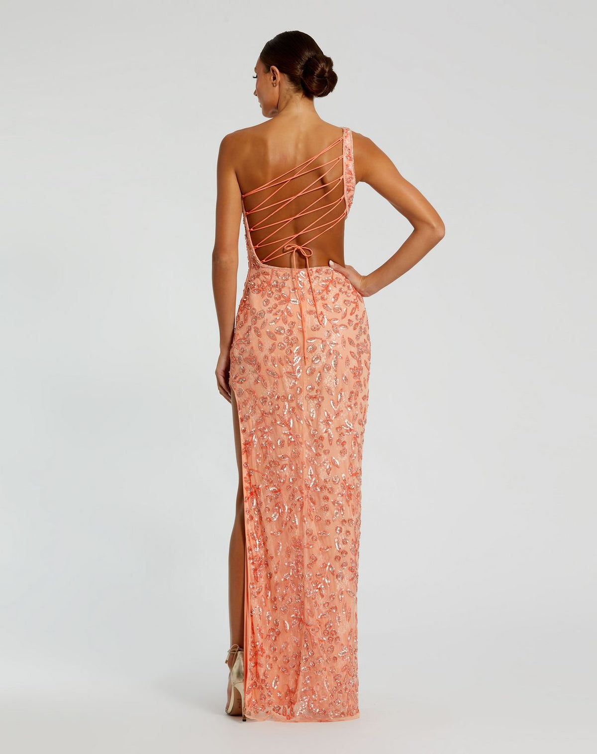 Sequin Cutout Formal Long Dress Sequin Cutout Formal Long Mac Duggal 6084
