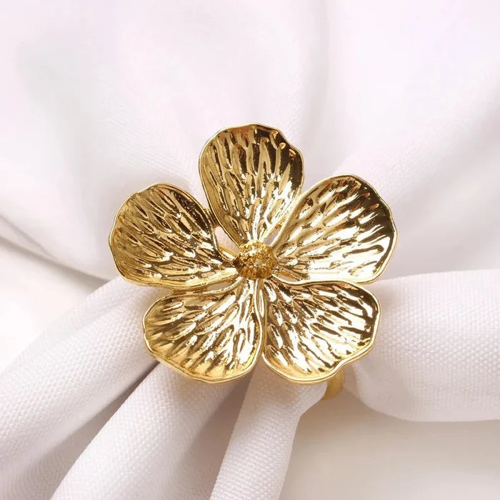 6pcs Plum Flower Napkin Ring