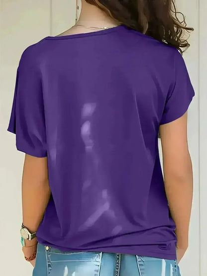 Asymmetrical Neck T-Shirt – Modern Basic with Edge