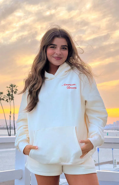 Beginning Cream American Dream Hoodie