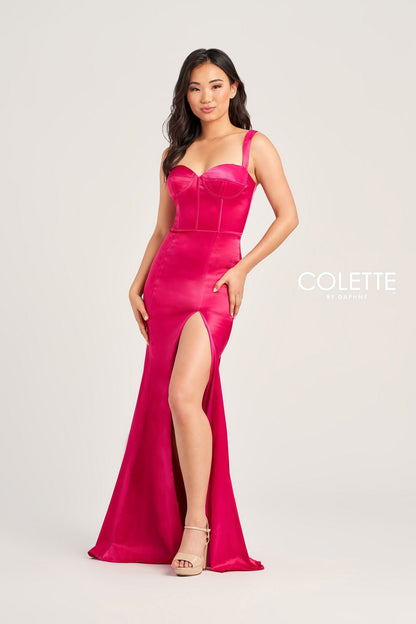 Colette CL5252 Fitted Long Formal Prom Dress