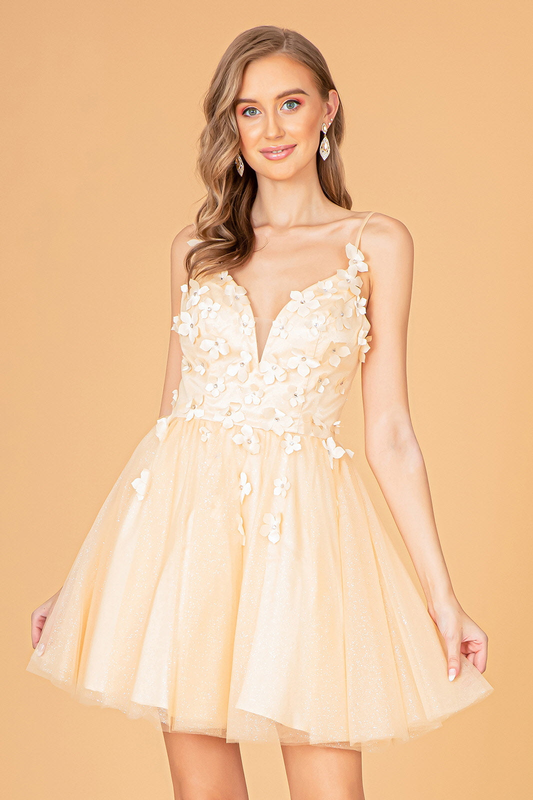 Babydoll Homecoming Short Dress