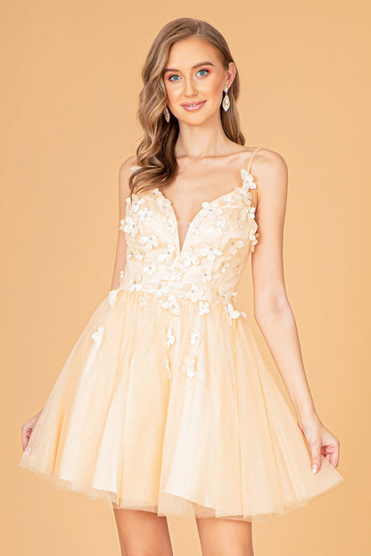 Babydoll Homecoming Short Dress