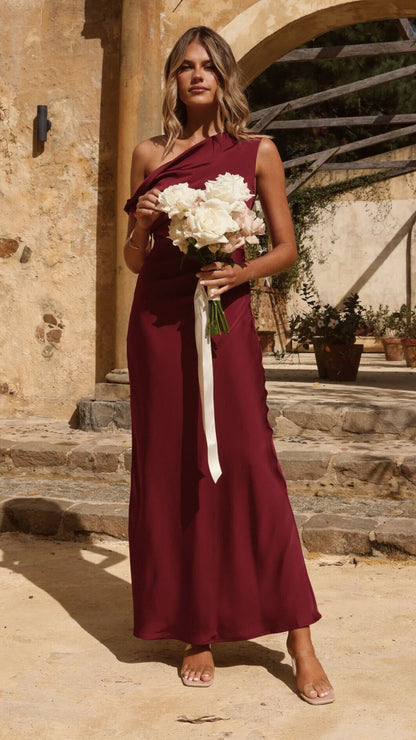 Gigi Maxi Dress - Wine