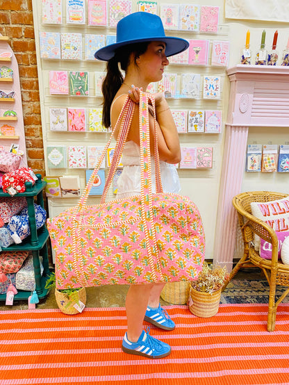 Quilted Duffel Bag
