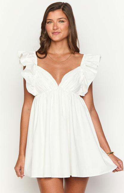 Lorely White Mini Dress