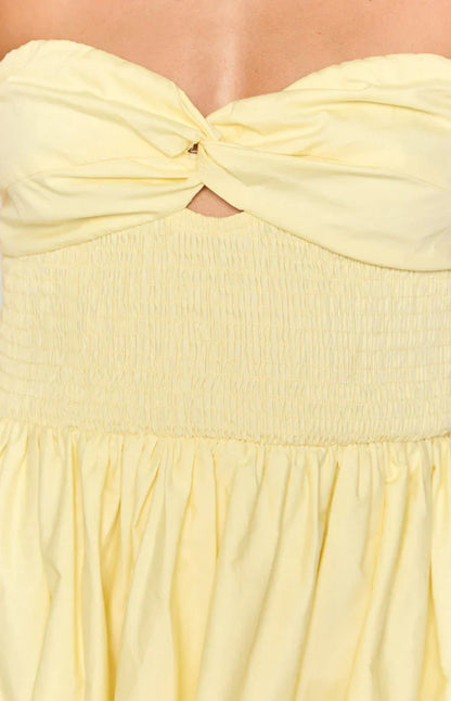 Matilda Yellow Mini Dress