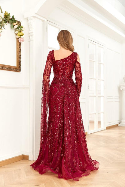 High Couture NR2262 Long Formal Beaded Prom Dress