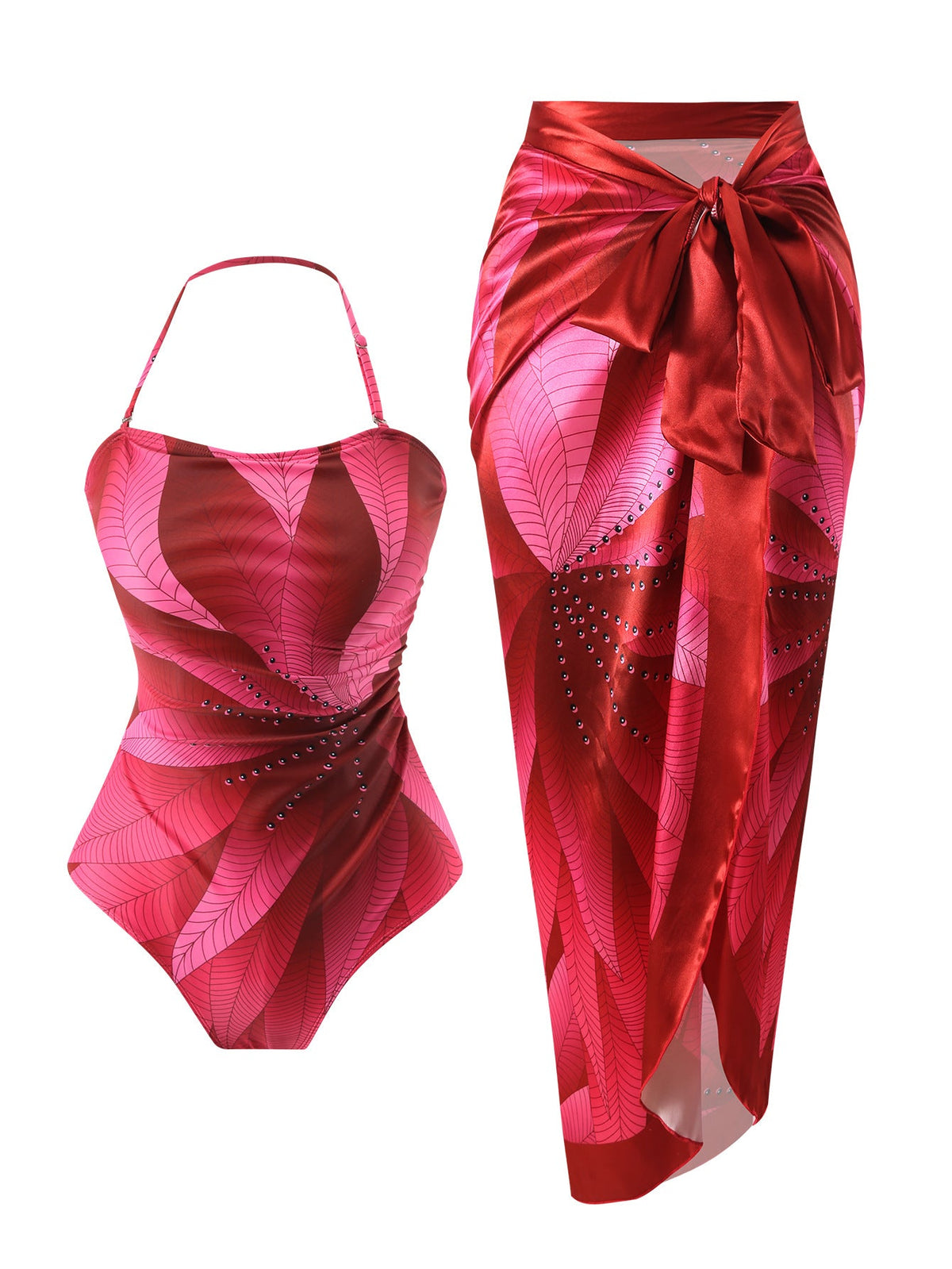 Digital Print Modest One-Piece Swimsuit