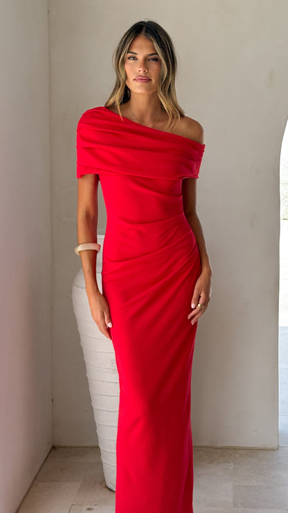 Telaia Maxi Dress - Red