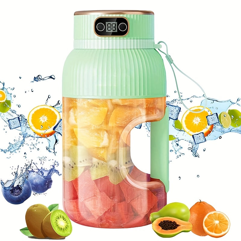 Portable Juicer Blender – Rechargeable Fruit & Smoothie Maker, Large Capacity, Compact Mixer for Travel, Gym & Outdoor Use