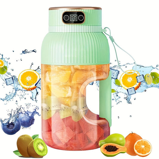 Portable Juicer Blender – Rechargeable Fruit & Smoothie Maker, Large Capacity, Compact Mixer for Travel, Gym & Outdoor Use