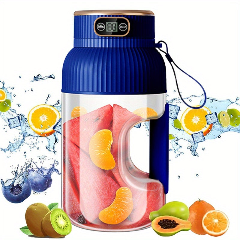 Portable Juicer Blender – Rechargeable Fruit & Smoothie Maker, Large Capacity, Compact Mixer for Travel, Gym & Outdoor Use