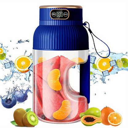 Portable Juicer Blender – Rechargeable Fruit & Smoothie Maker, Large Capacity, Compact Mixer for Travel, Gym & Outdoor Use