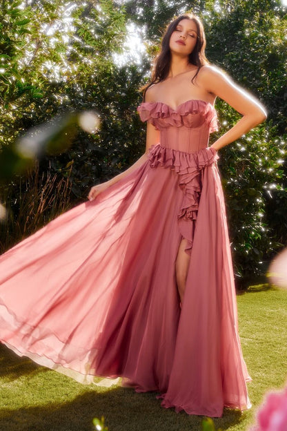 Andrea & Leo A1341 Formal Prom Long A Line Dress