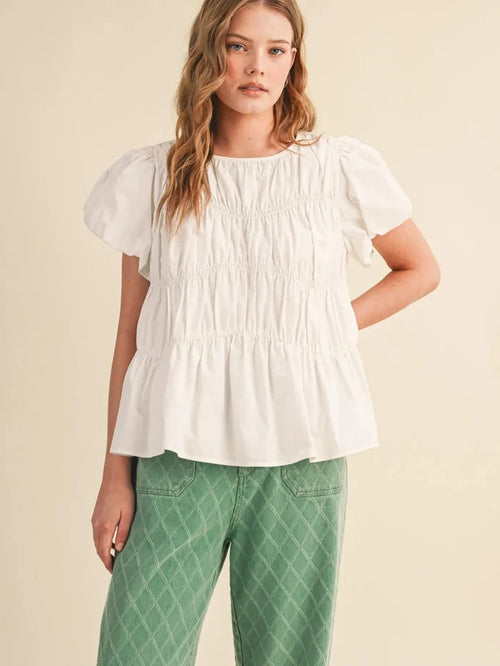 bubble blouse