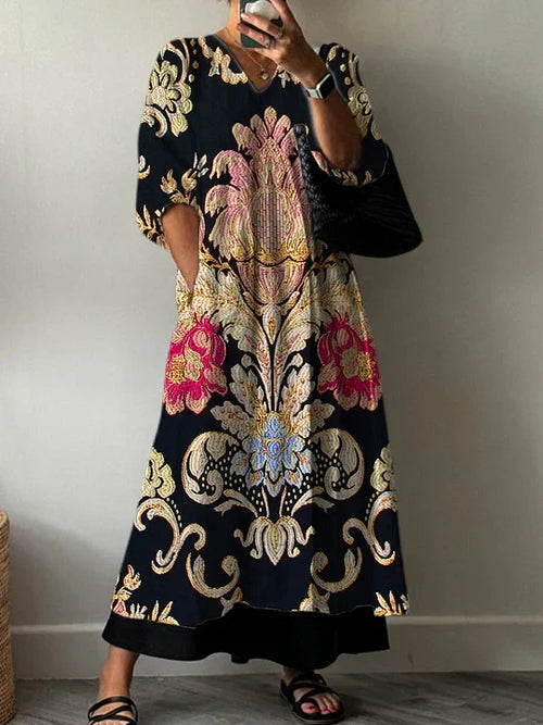 Elegant Printed Dress Clara