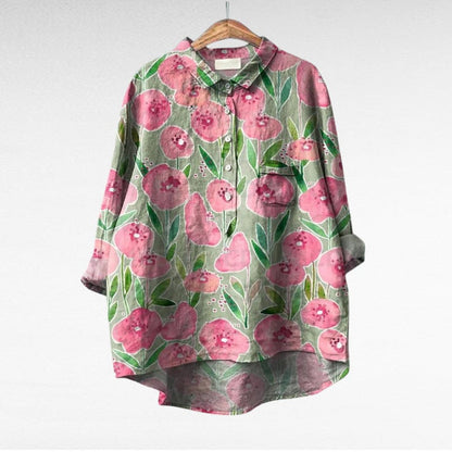 Esmée | Artistic Floral Blouse