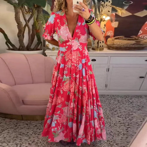 Floriana - Vibrant Floral Dress