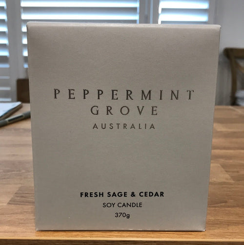 Fresh Sage & Cedar 370g Candle