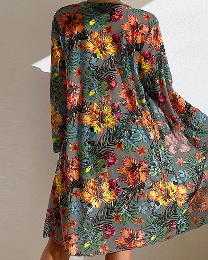 Glenda - Bikini with Floral Skirt