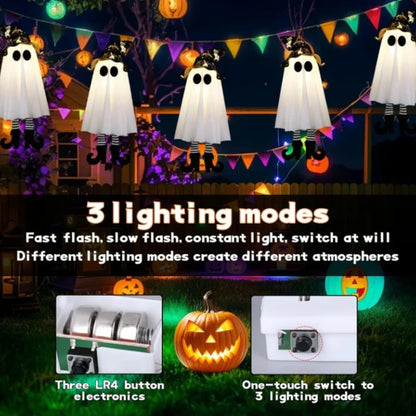 Halloween LED Witch/Ghost Hanging Lights (1/3pcs)