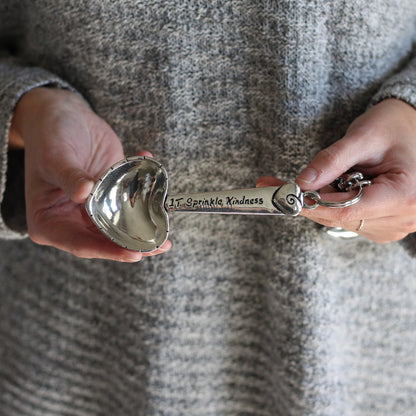 Handmade Pewter Measuring Spoons | Hearts image 1