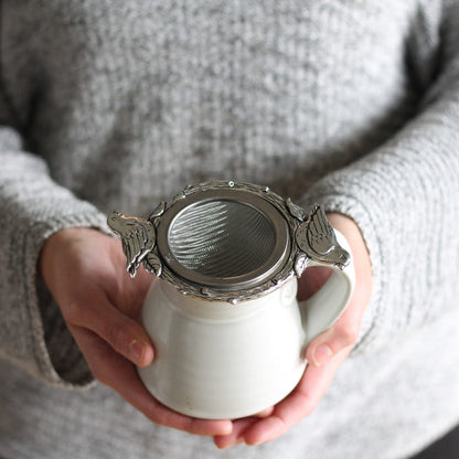Handmade Pewter Tea Strainer | 4 Styles image 4