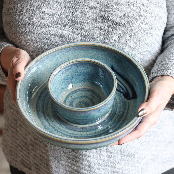 Handmade Pottery | Large Chip n' Dip Bowl image 0