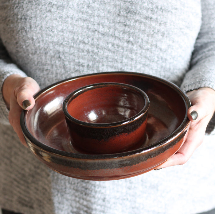 Handmade Pottery | Small Chip n' Dip Bowl image 4